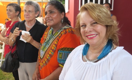 V.r.n.l.: Ximena Ramirez, Juanita Villareyna, María López Vigil